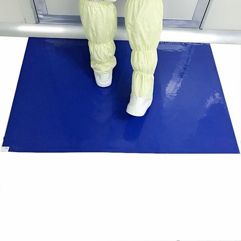 Disposable Customized Cleanroom Sticky Mat Adhesive Basketball Floor Capture Dirt And Dust Tacky Mats