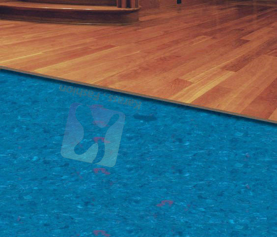 Acoustic Mix Colored Laminate Rubber Flooring Underlayment