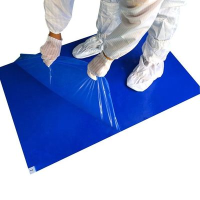 Niedrige Dichte-Polyäthylen Cleanroom-klebriges Boden-Matten PET