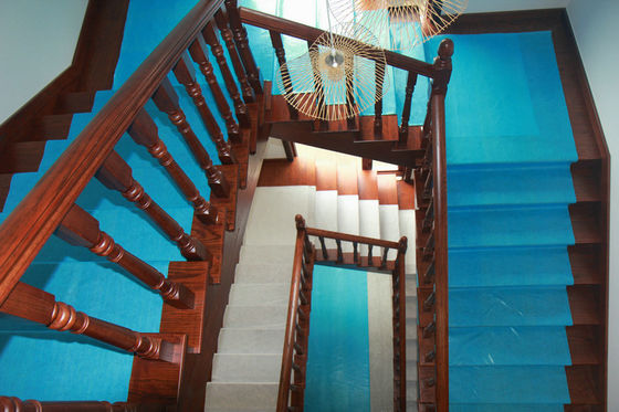 pintor de construção Carpet Recycled Felt de Fleece Drop Cloth do pintor da proteção do assoalho de 100cmx120cm